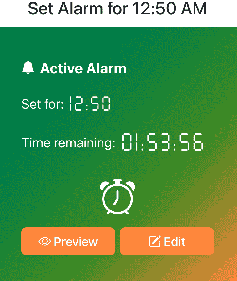 ⏰ Set Alarm for 12:50 AM | Online Alarm Clock